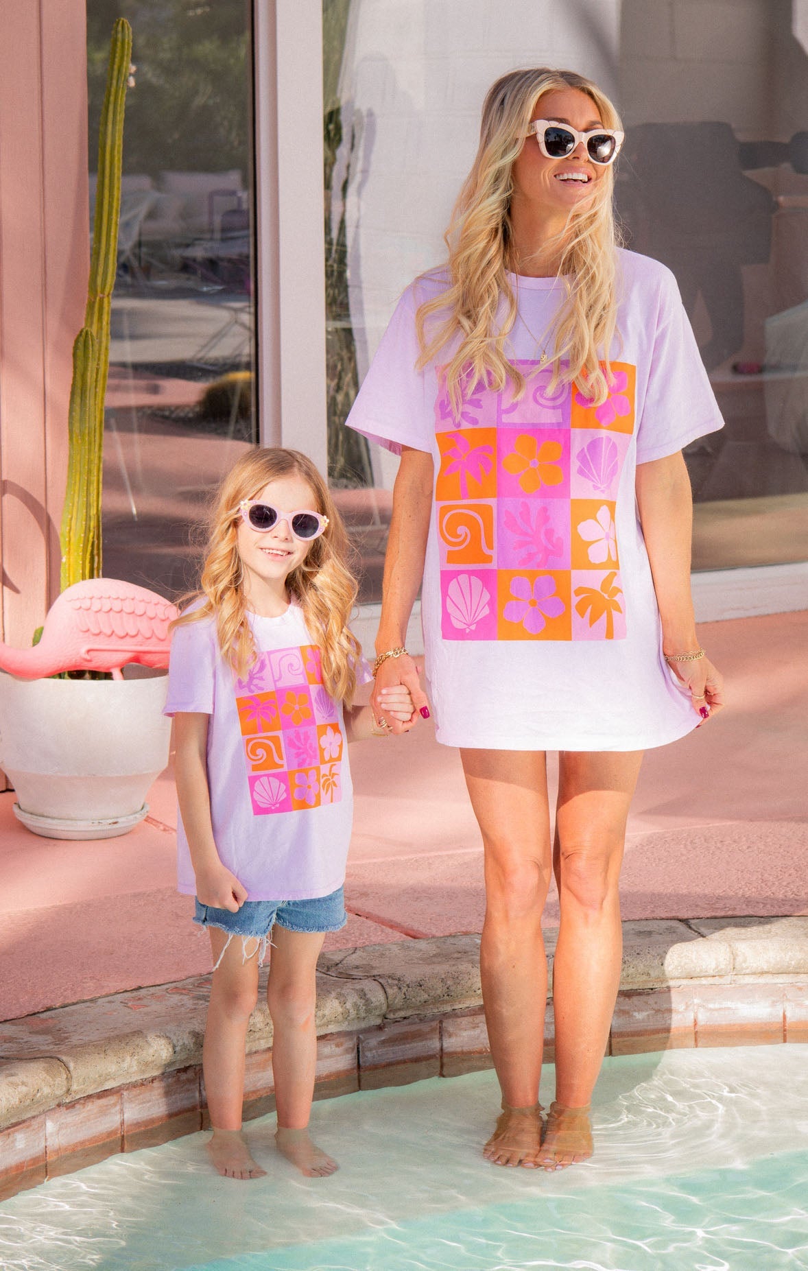 24 Hour Tee ~ Pink Daisy Graphic