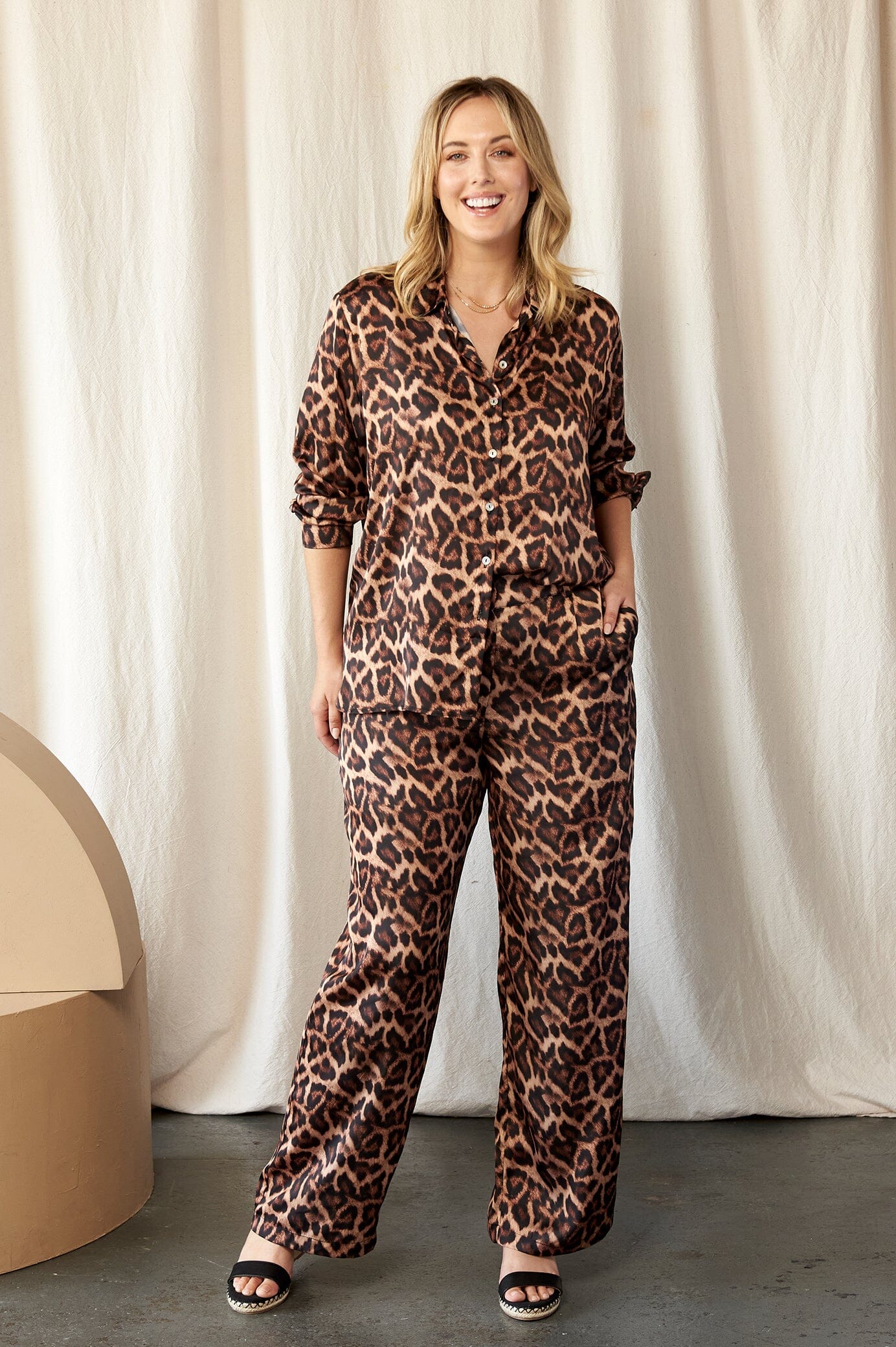 Anika Animal Print Pants