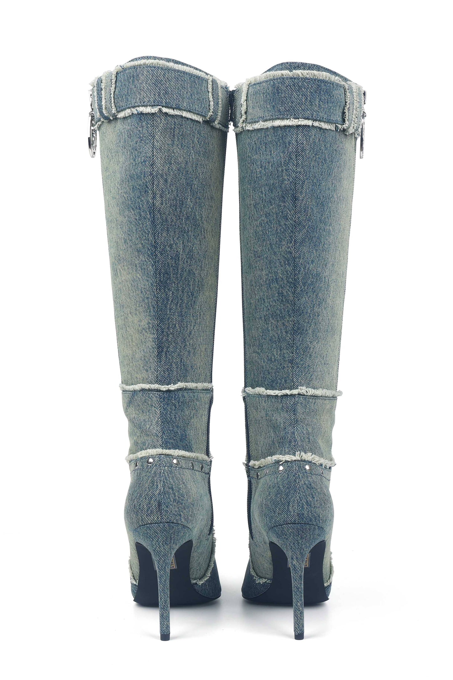 Cindy Denim Boots