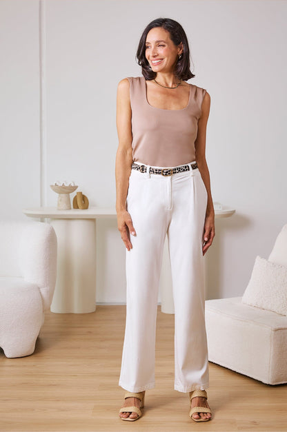 Erin Pants White Dove