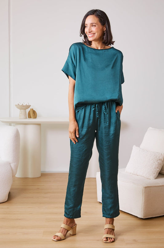 Camilla Pants Forest Green