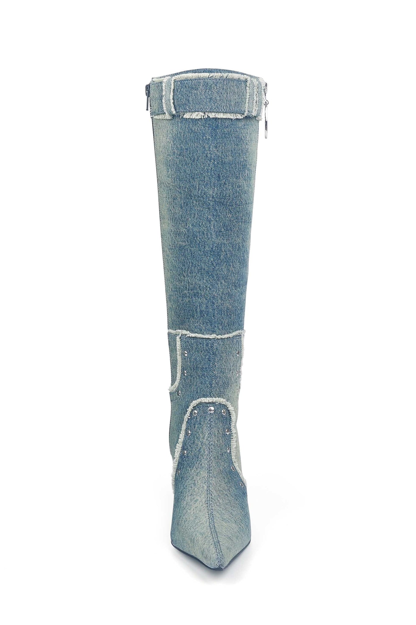 Cindy Denim Boots