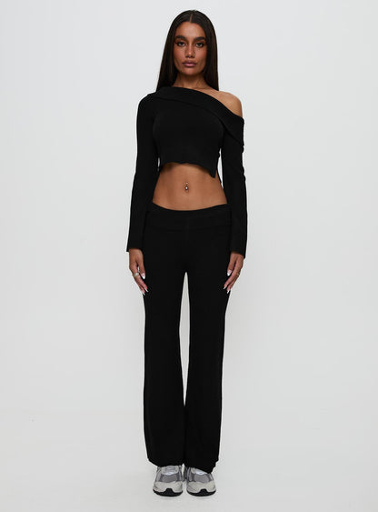 Sina Off The Shoulder Top Black