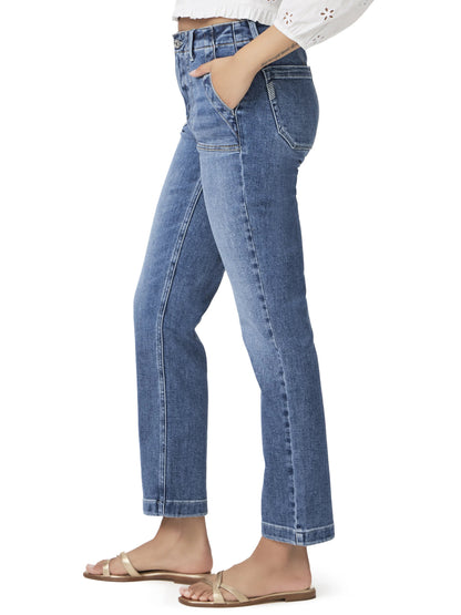 Paige Mayslie Straight Ankle Jean