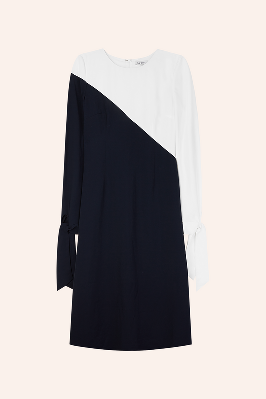 Vestido Liza Midi Navy · Sample ·