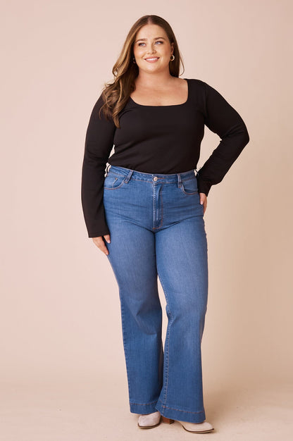 Sam Flared Leg Denim Jeans