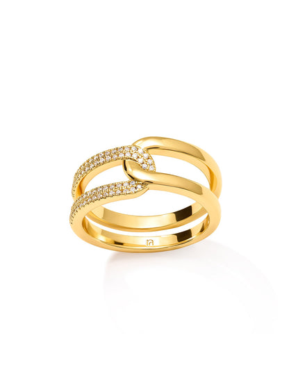 NARA - Ring • Color: 18K Yellow Gold