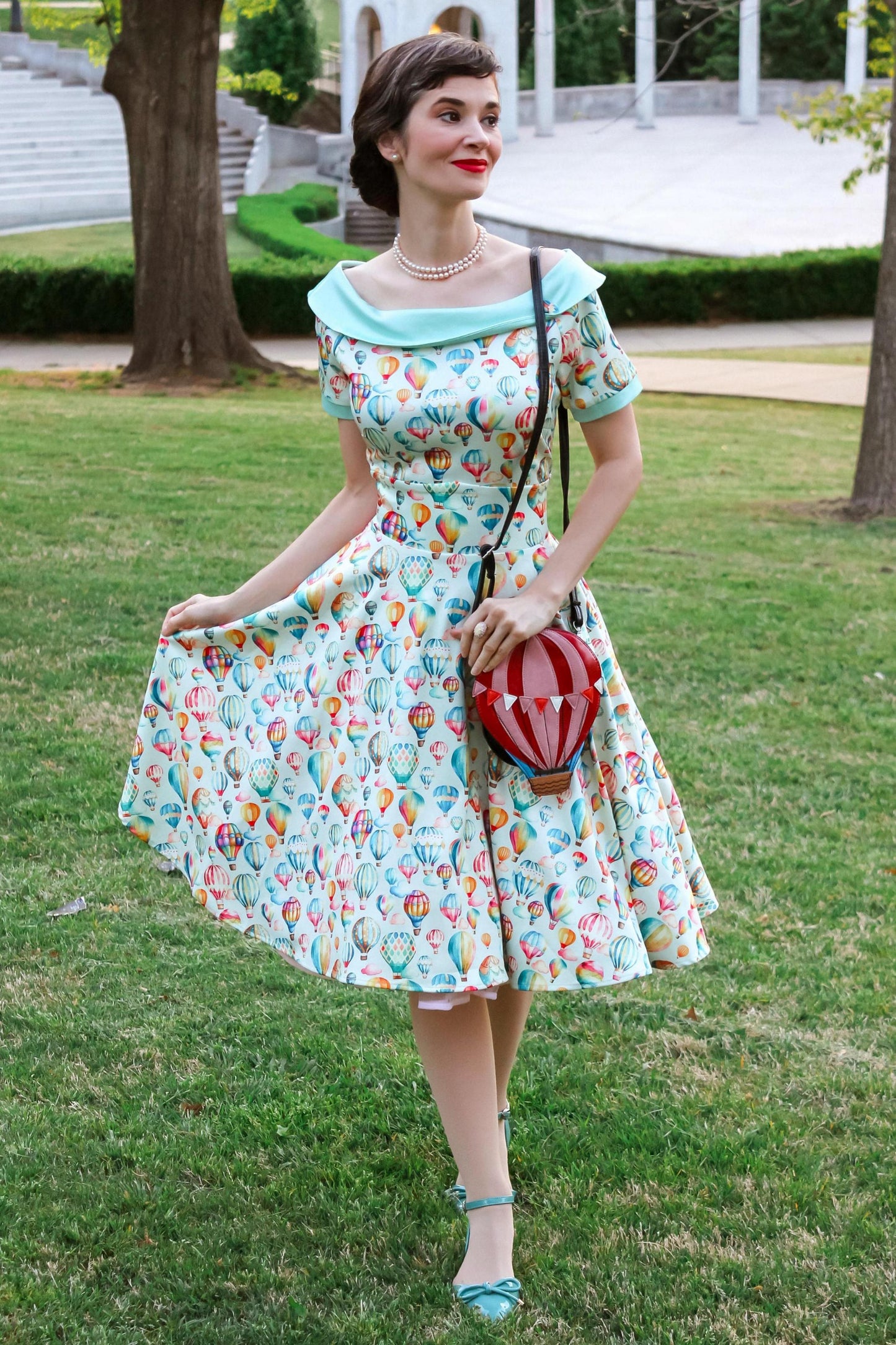 Darlene Hot Air Balloon Swing Dress