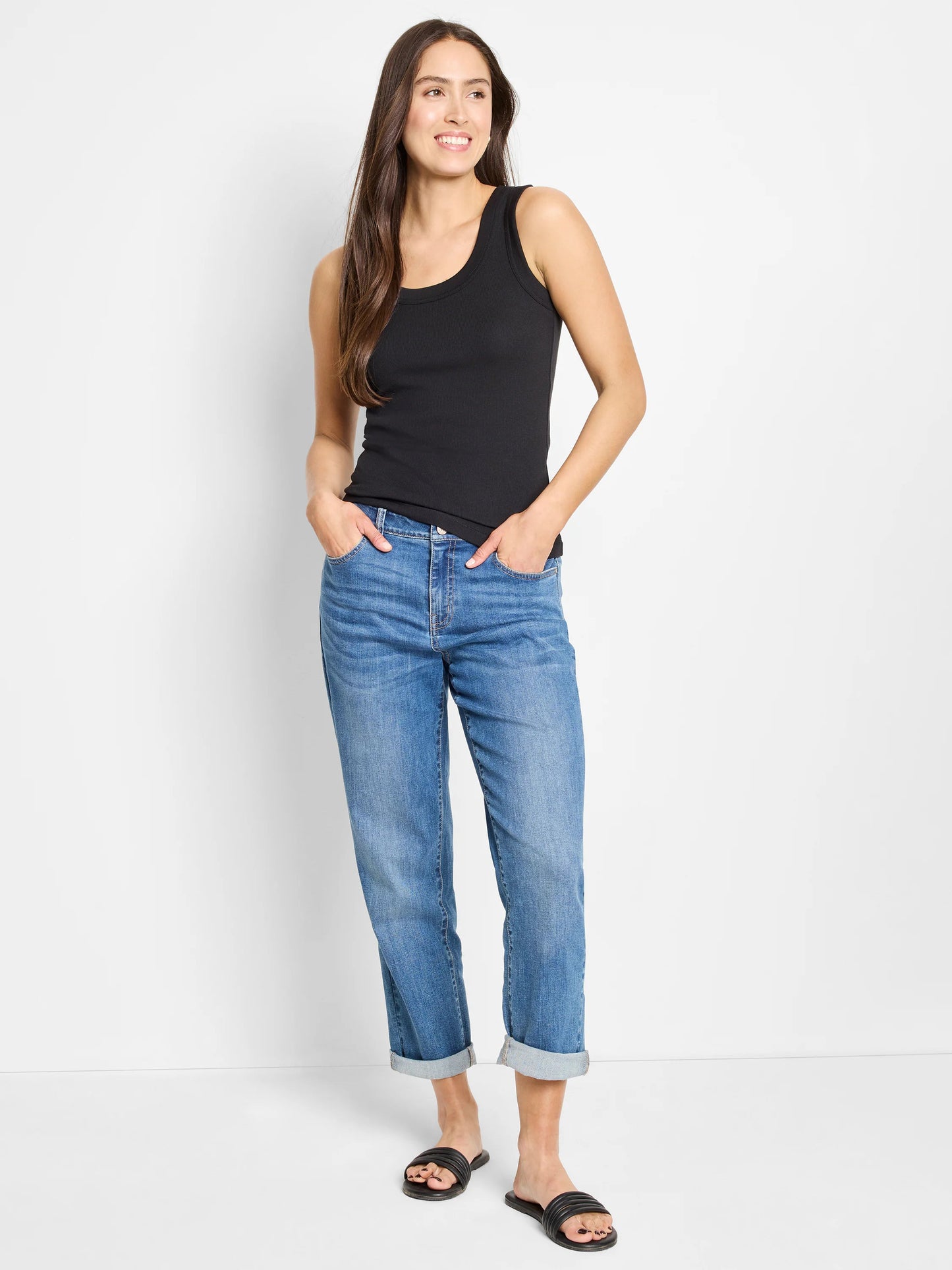 Perfect Knit Rib Scoop Tank