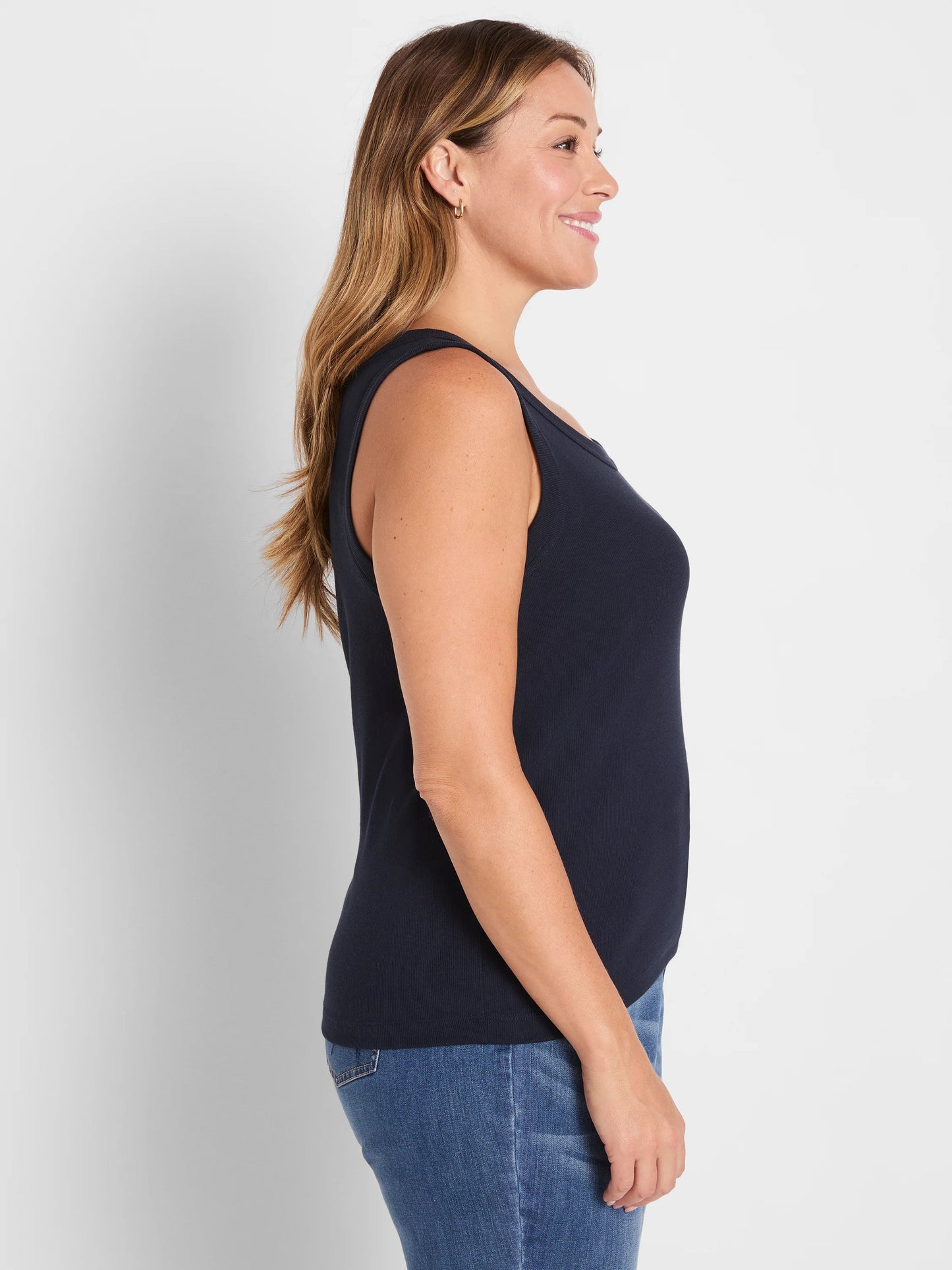 Perfect Knit Rib Scoop Tank