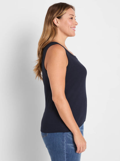 Perfect Knit Rib Scoop Tank