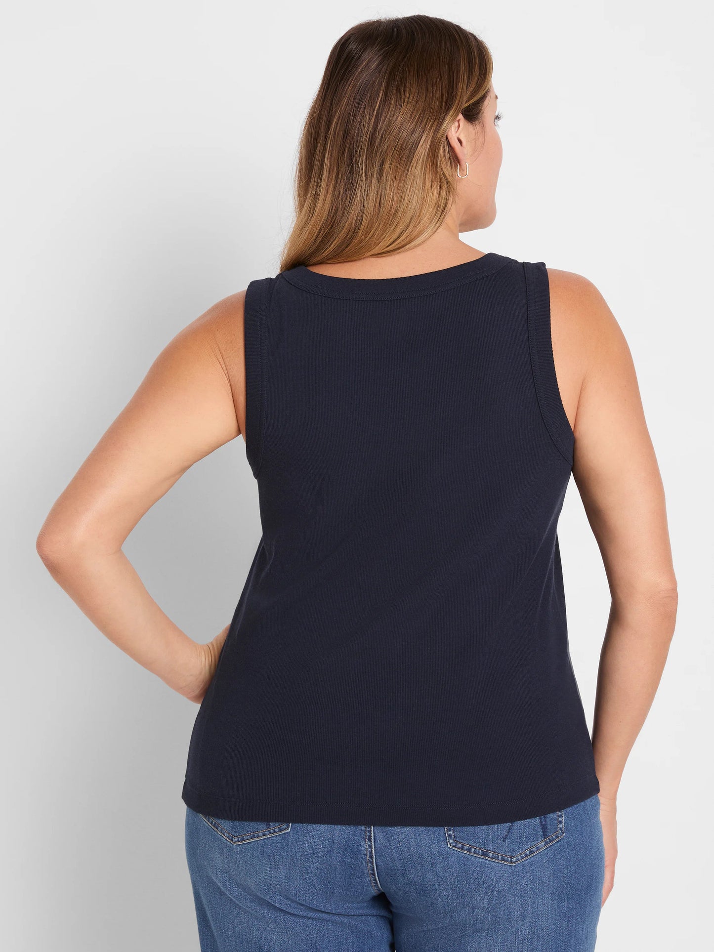 Perfect Knit Rib Scoop Tank