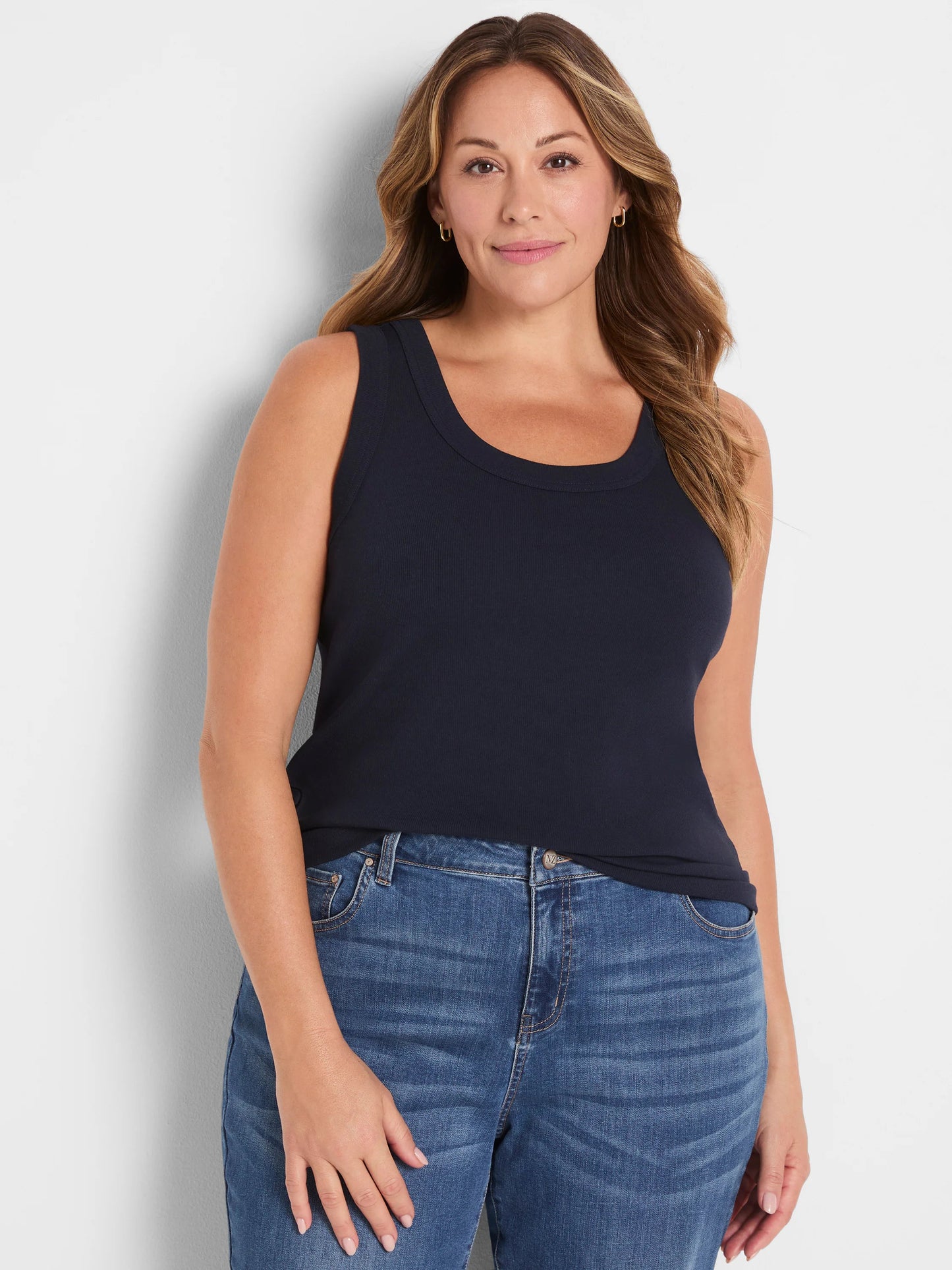 Perfect Knit Rib Scoop Tank