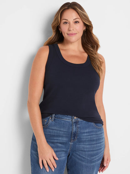 Perfect Knit Rib Scoop Tank