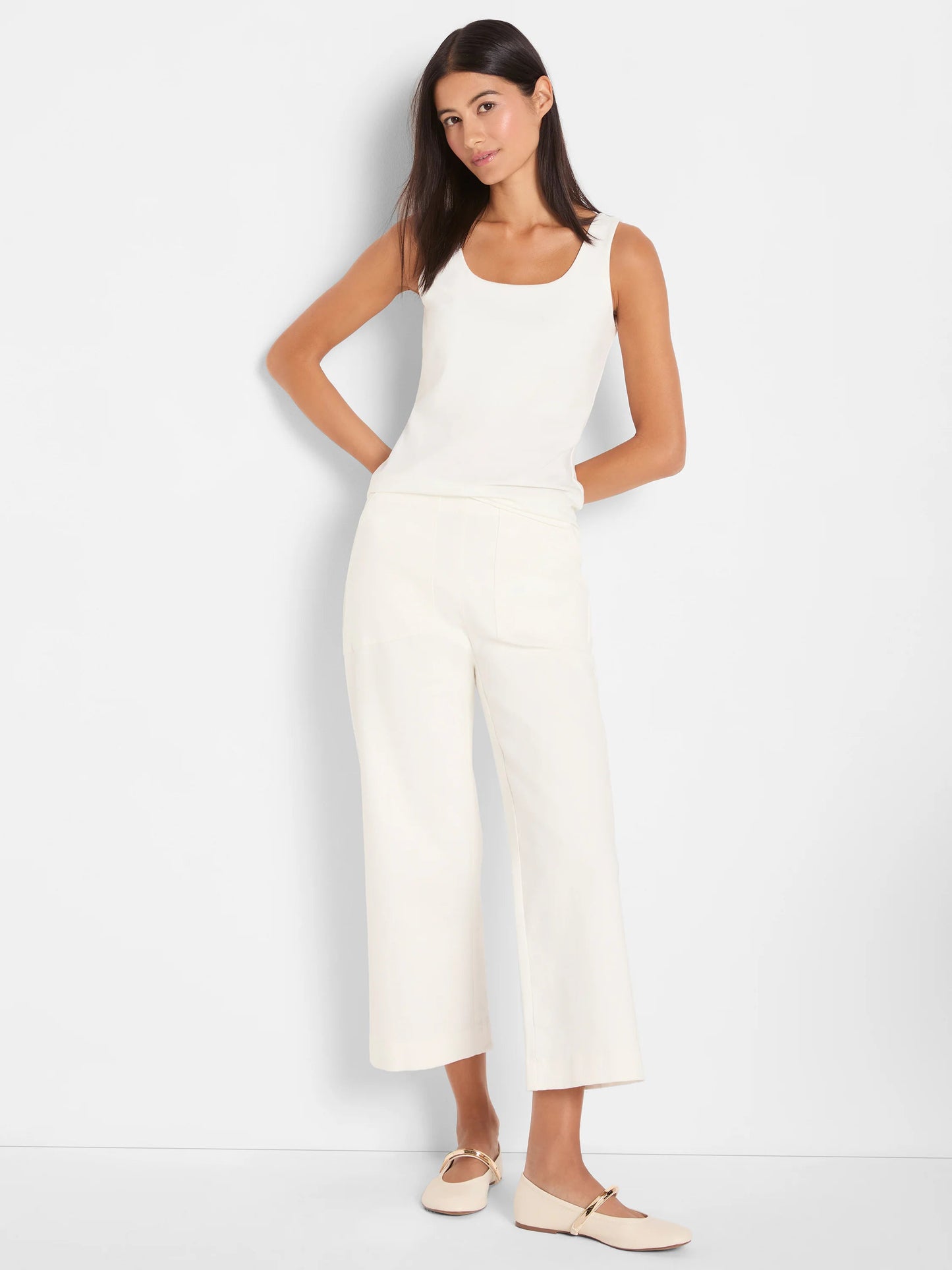 All Day Wide Leg Cropped Jeans