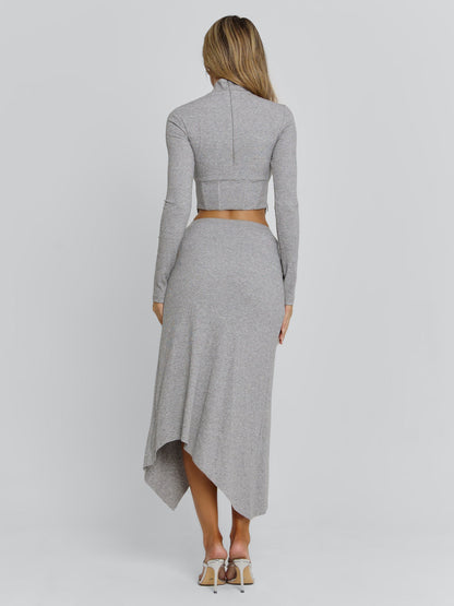 Amelis Maxi Skirt Grey