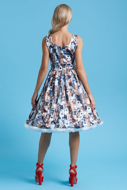 Amanda Cat Swing Dress