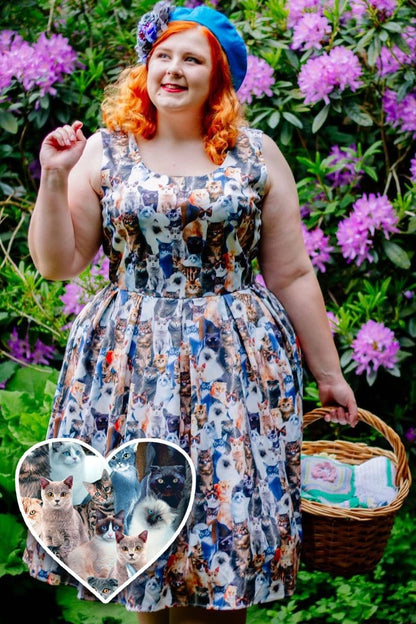 Amanda Cat Swing Dress