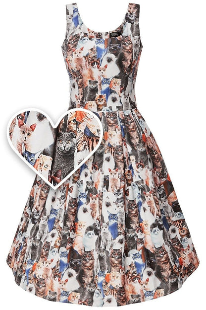 Amanda Cat Swing Dress