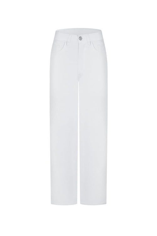 Amelia Straight Leg Jeans White