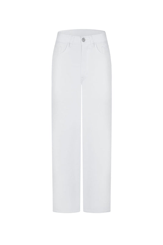 Amelia Straight Leg Jeans White