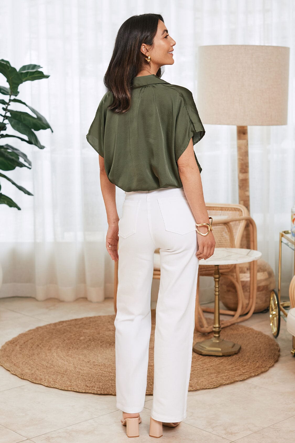 Amelia Straight Leg Jeans White