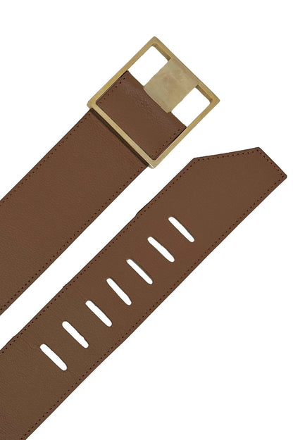 Andrea Belt Tan Soft Leather