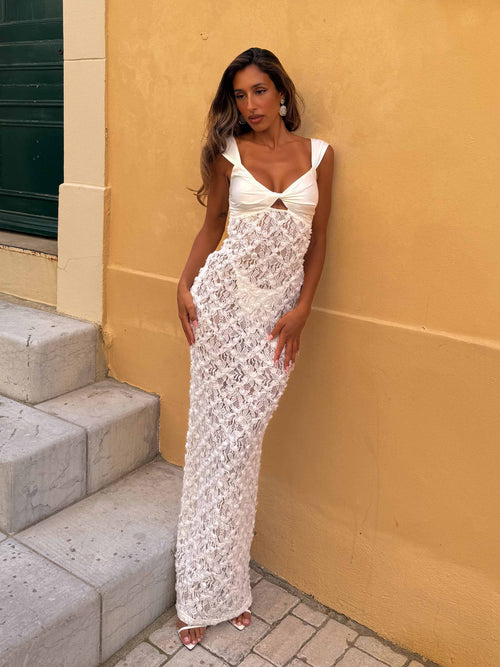 BIOA MAXI DRESS IVORY