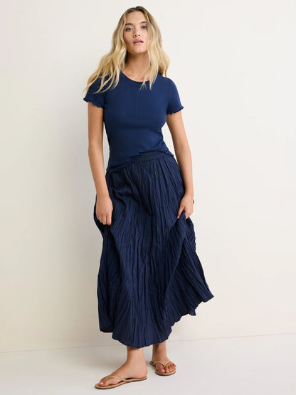 nz by NIC+ZOE Cotton Crinkle Skirt