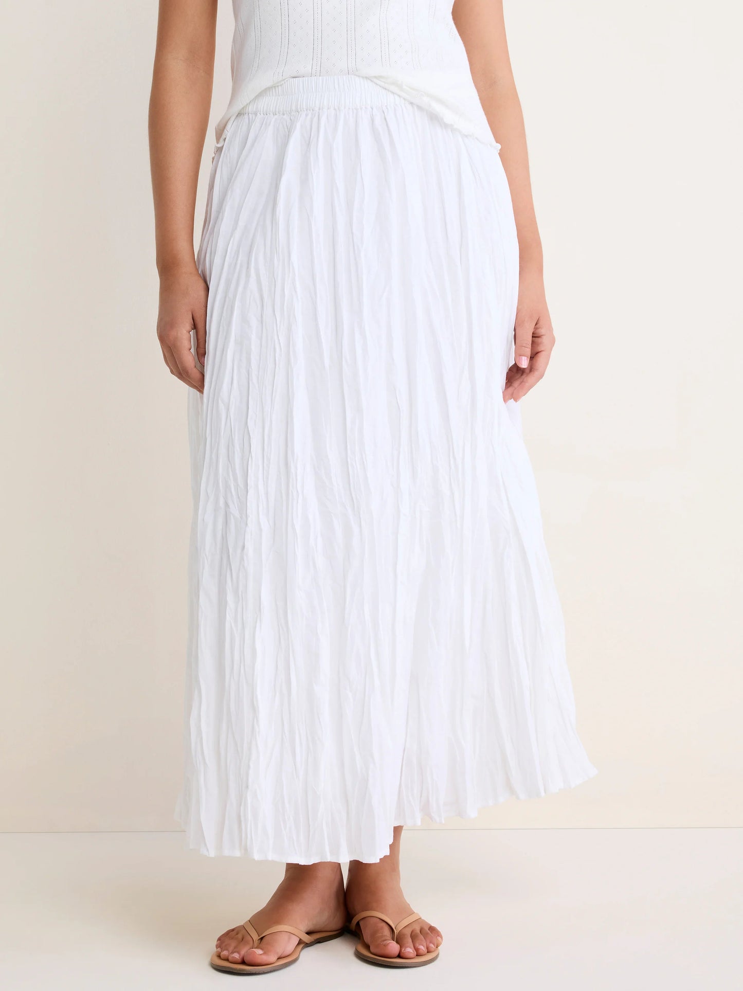 nz by NIC+ZOE Cotton Crinkle Skirt