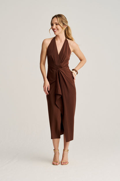 Vestido Lina Chocolate · Rêverie ·