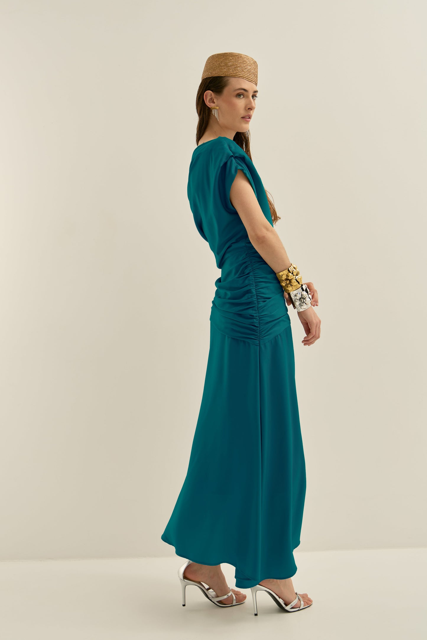 Vestido Aiko Teal · Allegra ·