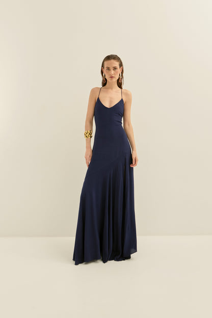 Vestido Augusta Navy · Allegra ·