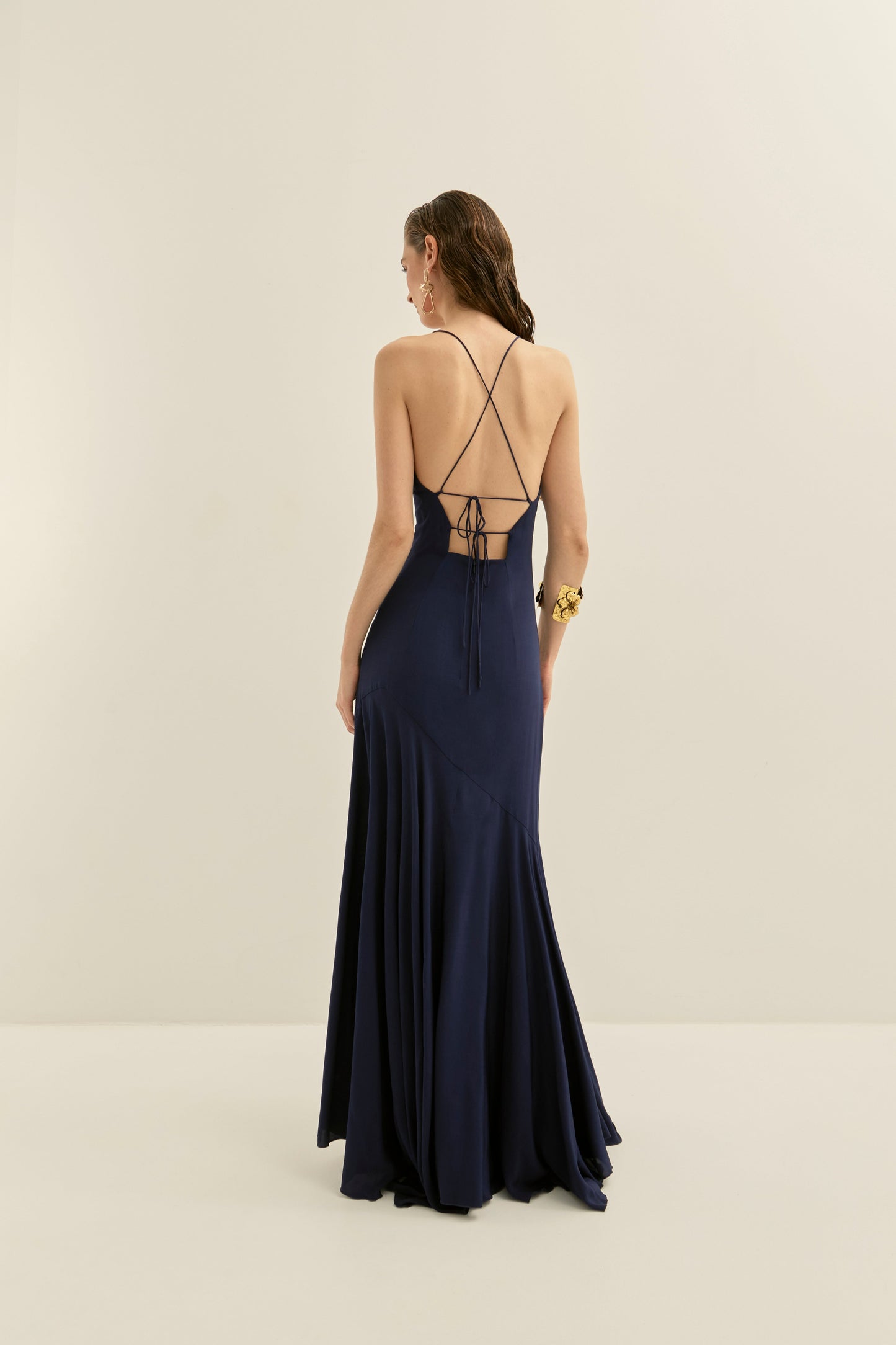 Vestido Augusta Navy · Allegra ·