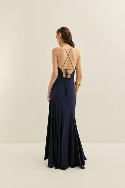 Vestido Augusta Navy · Allegra ·