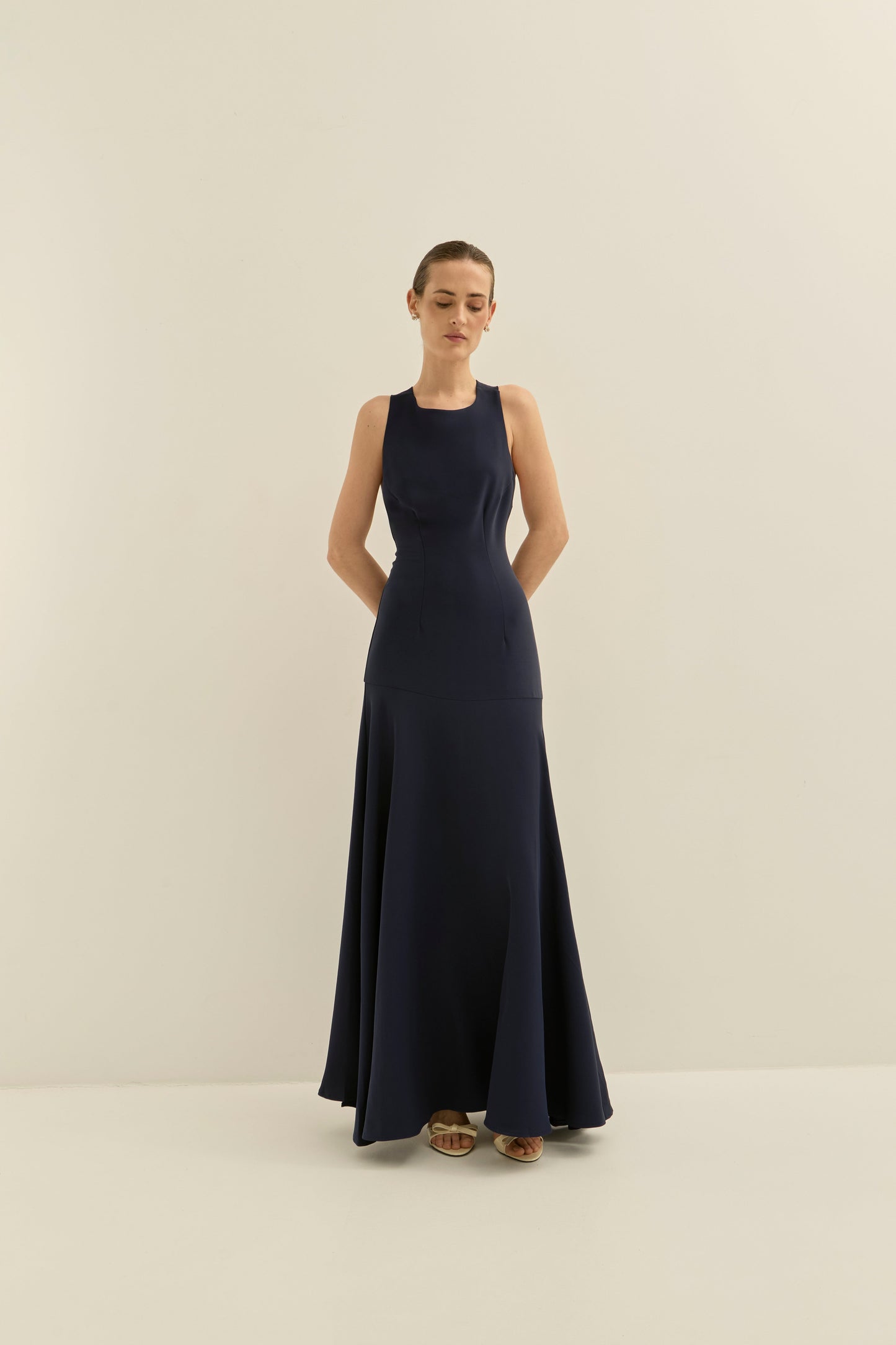 Vestido Jasmina Navy · Allegra ·