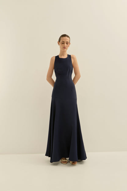 Vestido Jasmina Navy · Allegra ·
