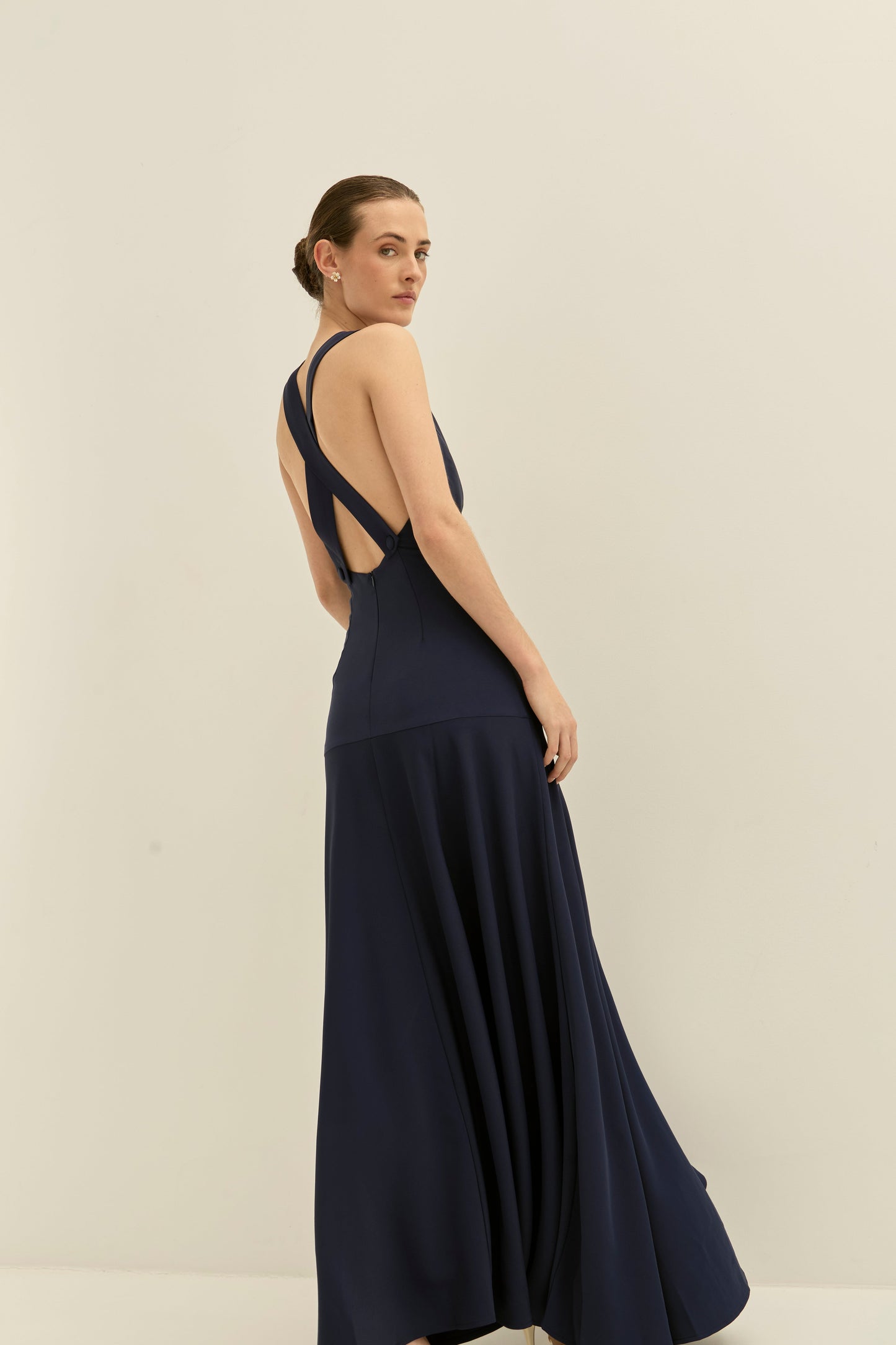 Vestido Jasmina Navy · Allegra ·