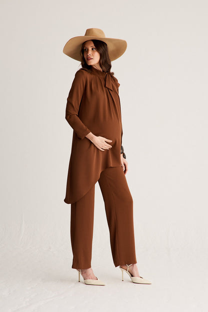 Pantalon Cory Choco · Embarazada ·