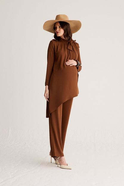 Pantalon Cory Choco · Embarazada ·
