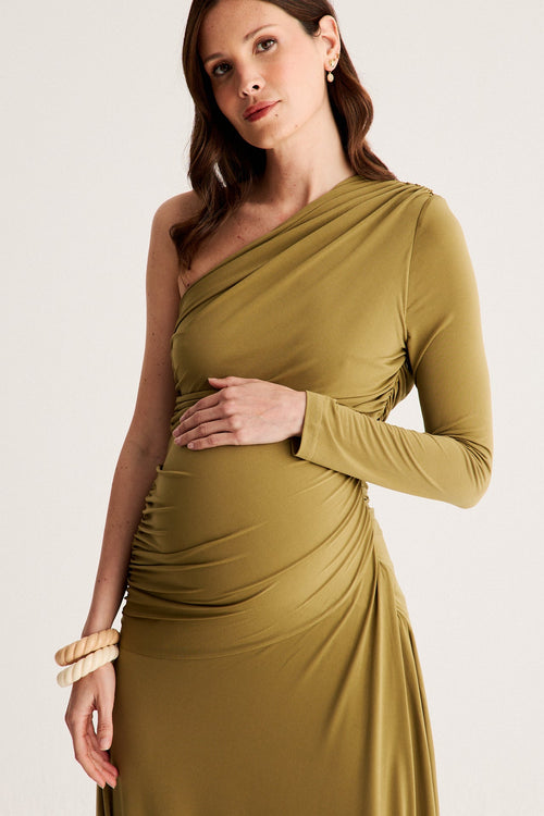 Vestido Matis Oliva · Embarazada ·
