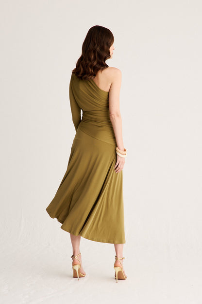 Vestido Matis Oliva · Embarazada ·