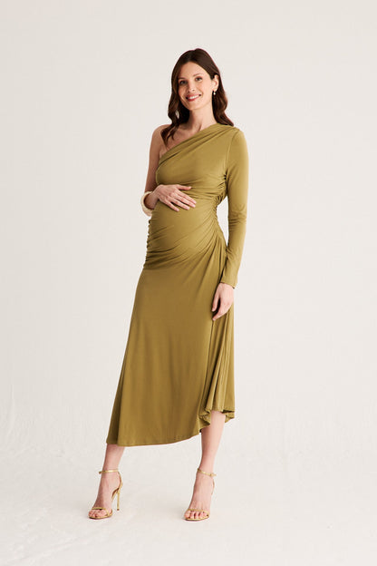 Vestido Matis Oliva · Embarazada ·