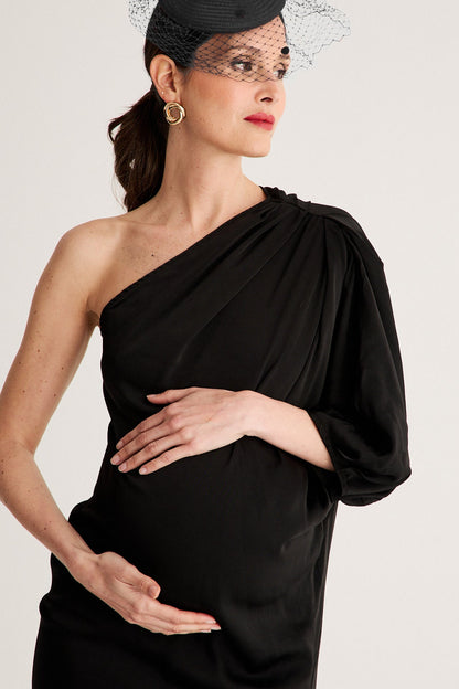 Vestido Mindy Noir Midi ·Embarazada ·