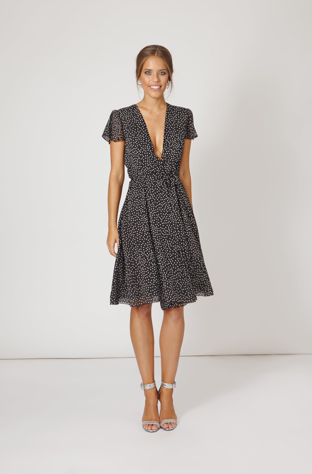 Vestido Nana Lunares Negro/Blanco SS19