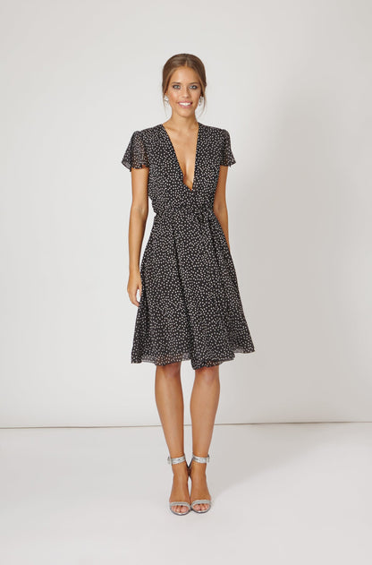 Vestido Nana Lunares Negro/Blanco SS19