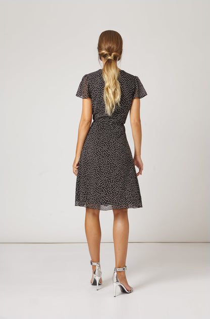 Vestido Nana Lunares Negro/Blanco SS19