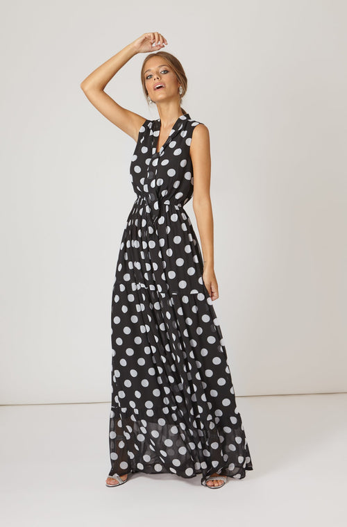 Vestido Lola Lunares XL N/B SS19