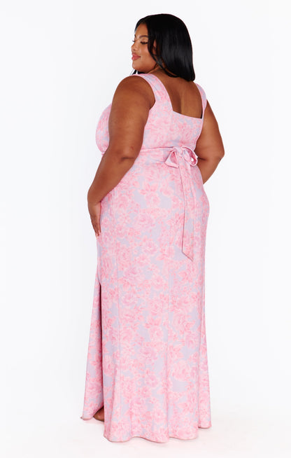 Paris Gown ~ Blushing Floral Stretch