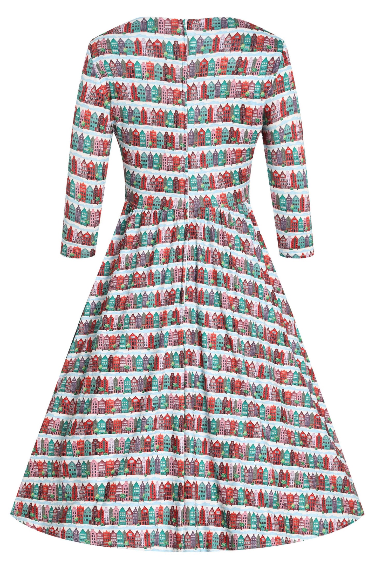 Billie Italian Village Long Sleeved Dress